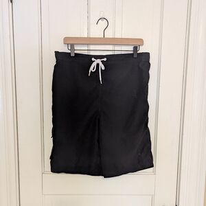 Disney Parks black swim trunk with embroidery Mickey size LX